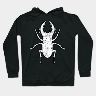 Stag beetle grunge Hoodie